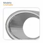 Copo Grade Milha Fiat Siena 2008 2009 2010 2011 2012 Cromado Lado Esquerdo Motorista