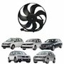 Eletroventilador Ventoinha Audi A3 2006 Até 2013 Vw Fox Spacefox 2007 Até 2017 Golf Iv 2007 Até 2013 Polo 2006 Até 2013 Com Ar Condicionado