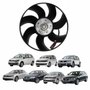 Eletroventilador Ventoinha  Audi A3 2006 Até 2013 Vw Fox Spacefox 2007 Até 2017 Golf 2007 Até 2013 Polo 2006 Até 2017 Jetta 2005 Até 2014 Passat 2007 Até 2016 Com Ar Condicionado