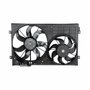 Eletroventilador Ventoinha Com Defletor Audi A3 2006 Até 2010 Vw Jetta 2009 Até 2016 Passat 2005 Até 2013 Passat Cc 2013 Até 2015 Fusca 2013 Até 2016 Vw Tiguan Vw Eos 2013 Até 2017