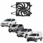 Eletroventilador Ventoinha Com Defletor Fiat Fiorino 2014 Até 2016 Gran Siena Palio 2012 Até 2015 Com Ar Condicionado  Uno Vivace 2010 Até 2017 Com Ar Condicionado Modelo Denso