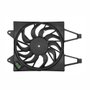 Eletroventilador Ventoinha Com Defletor Fiat Fiorino 2014 Até 2016 Gran Siena Palio 2012 Até 2015 Com Ar Condicionado  Uno Vivace 2010 Até 2017 Com Ar Condicionado Modelo Denso