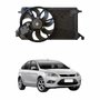 Eletroventilador Ventoinha Com Defletor Ford Focus 2009 2010 2011 2012 2013 Com Ar Condicionado Sem Modulo