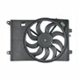 Eletroventilador Ventoinha Com Defletor Gm Cobalt 2013 Até 2016 Onix 2013 Até 2017 Prisma  2013 Até 2017 Spin 2013 Até 2016 Tracker 2014 Até 2016 Com Ar Condicionado
