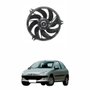 Eletroventilador Ventoinha Com Defletor Peugeot 206 1998 Até 2016 Com Ar Condicionado E Tomada Antiga