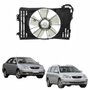 Eletroventilador Ventoinha Com Defletor Toyota Fielder 2002 Até 2008 Toyota Corolla 2002 Até 2008  Com Ar Condicionado Com Reservatorio