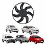 Eletroventilador Ventoinha  Fiat Fiorino 2014 Até 2023 Gran Siena 2012 Até 2019 Mobi 2016 Até 2020 Palio 2012 Até 2017 Uno Vivace 2011 Até 2020 Com Ar Condicionado Modelo Valeo