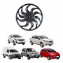 Eletroventilador Ventoinha Fiat Fiorino 2016 Até 2023 Palio 2012 até 2016 Gran Siena 2012 Até 2019 Mobi 2016 Até 2020 Uno Vivace 2011 Até 2020 Com Ar Condicionado Denso