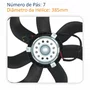 Eletroventilador Vw Gol Voyage Saveiro 2009 Até 2023 Fox Spacefox Polo 2006 Até 2023 Com Ar