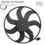 Eletroventilador Ventoinha Vw Spacefox 2009 Até 2014 Com Ar Condicionado 3 Fios