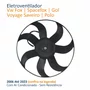 Eletroventilador Vw Gol Voyage Saveiro 2009 Até 2023 Fox Spacefox Polo 2006 Até 2023 Com Ar