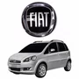 Emblema Grade Fiat Idea 2012 Até 2016 Preto