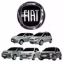 Emblema Grade Fiat Idea Palio 2012 Até 2016 Punto Stilo Uno 2011 Até 2016 Preto