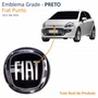 Emblema Grade Fiat Punto 2011 Até 2016 Preto