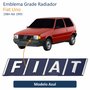 Emblema Grade Fiat Uno 1984 Até 1995
