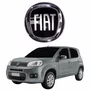 Emblema Grade Fiat Uno 2011 Até 2016 Preto