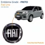 Emblema Grade Fiat Uno 2011 Até 2016 Preto