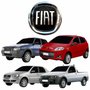 Emblema Grade Fiat Uno Palio Siena Strada 2004 2005 2006 2007 Preto