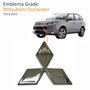 Emblema Grade Radiador Mitsubishi Outlander 2014 e 2015