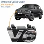 Emblema Vw Amarok 2017 Até 2025 Canto Grade - Escrito V6