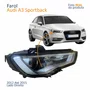 Farol Principal Audi A3 Sportback 2012 2013 2014 2015 Bi-Xenon Lado Direito Passageiro