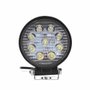 Farol Milha Auxiliar  Universal 8000k 10v/30v 2400lm 9 led Redondo