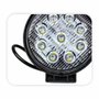 Farol Milha Auxiliar  Universal 8000k 10v/30v 2400lm 9 led Redondo