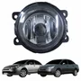 Farol Auxiliar De Milha Citroen C4 Lente Vidro Com Aro Preto