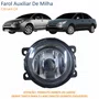 Farol Auxiliar De Milha Citroen C4 Lente Vidro Com Aro Preto