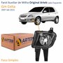 Farol Auxiliar De Milha Gm Celta 2007 Até 2015 Original Arteb Lado Esquerdo Motorista