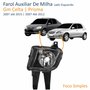Farol Auxiliar De Milha Gm Celta 2007 Até 2015 Prisma 2007 Até 2012Lado Esquerdo Motorista