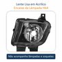 Farol Auxiliar De Milha Gm Celta 2007 Até 2015 Prisma 2007 Até 2012 Lado Esquerdo Motorista