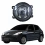 Farol Auxiliar De Milha Peugeot 207 Lente Vidro Com Aro Preto