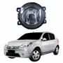 Farol Auxiliar De Milha Renault Sandero Lente Vidro Com Aro Preto