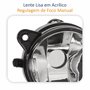 Farol Auxiliar De Milha Vw Fox 2011 Até 2014 Original Arteb Lado Direito Passageiro