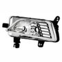 Farol Auxiliar de Milha Vw Polo Virtus 2017 Até 2022 Máscara Cromada Com Led Lado Esquerdo Motorista