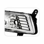 Farol Auxiliar de Milha Vw Polo Virtus 2017 Até 2022 Máscara Cromada Com Led Lado Esquerdo Motorista