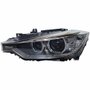 Farol Bmw Serie 3 320i 325i 328i 2013 Até 2016 Elétrico Com Projetor Entrada Angel Eyes Lado Esquerdo Motorista
