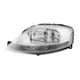 Farol Citroen C3 2002 até 2012 Máscara Cromada Lado Esquerdo Motorista