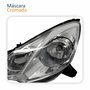 Farol Principal Citroen C3 2013 Até 2021 Máscara Cromada Lado Esquerdo Motorista