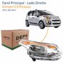 Farol Citroen C3 Picasso 2011 Até 2015 Cromado Depo Lado Direito Passageiro