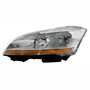 Farol Citroen C4 Gran Picasso 2007 Até 2010 Máscara Cromada Com Pisca Âmbar Lado Esquerdo Motorista