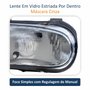Farol Dianteiro Volkswagen Gol G2 1995 1996 1997 1998 1999 Parati G2 1996 1997 1998 1999 Saveiro 1998 1999 2000 Original Máscara Cinza Lado Direito Passageiro