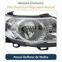 Farol Dianteiro VW Gol G5 2008 Até 2012 Original Arteb Foco Duplo Máscara Cromomix Lado Direito Passageiro