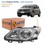 Farol Dianteiro VW Gol G5 2008 Até 2012 Original Arteb Foco Duplo Máscara Cromomix Lado Esquerdo Motorista