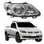 Farol Dianteiro VW Saveiro G5 2009 Até 2013 Original Arteb Foco Duplo Máscara Cromomix Lado Direito Passageiro