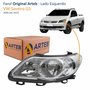 Farol Dianteiro VW Saveiro G5 2009 Até 2013 Original Arteb Foco Duplo Máscara Cromomix Lado Esquerdo Motorista