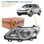 Farol Dianteiro VW Voyage G5 2008 Até 2012 Original Arteb Foco Duplo Máscara Cromomix Lado Esquerdo Motorista