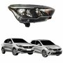 Farol Principal Fiat Argo Cronos 2016 Até 2024 Máscara Negra Com Led Lado Direito Passageiro