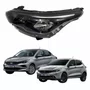 Farol Fiat Argo Cronos 2024 Até 2025 Máscara Negra Sem Led Lado Esquerdo Motorista